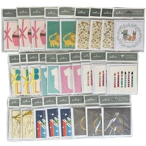 27 Hallmark Gift Enclosure Cards, Folded Card is Blank Inside, Envelope Included